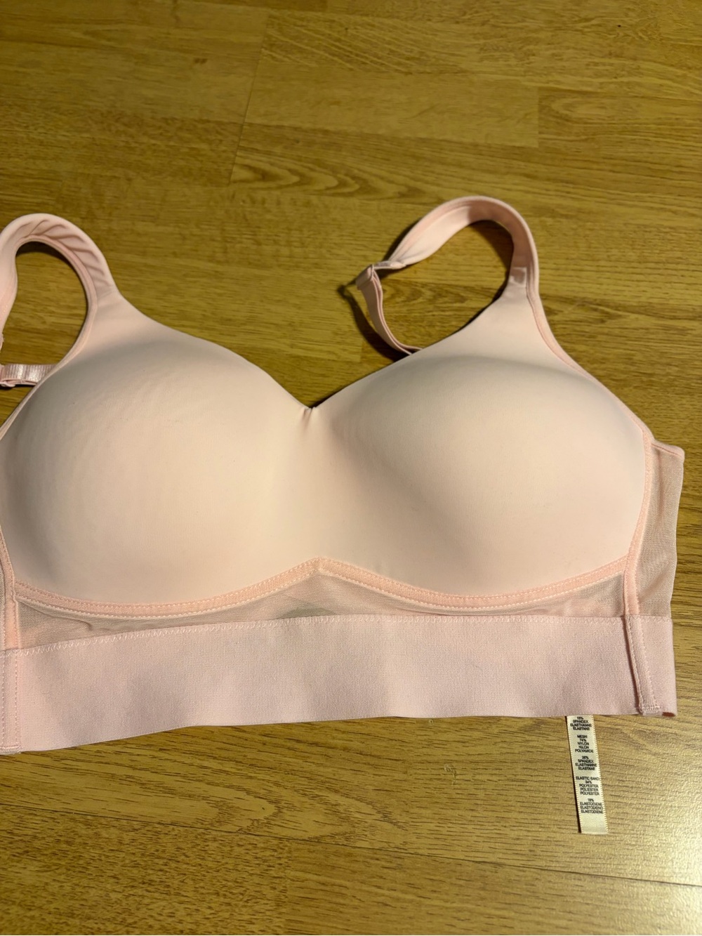 Rhonda Shear Light Pink Seamless Molded T-Shirt Bra